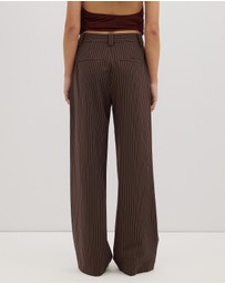 Dazie - Work Wife Stripe Tailored Pants