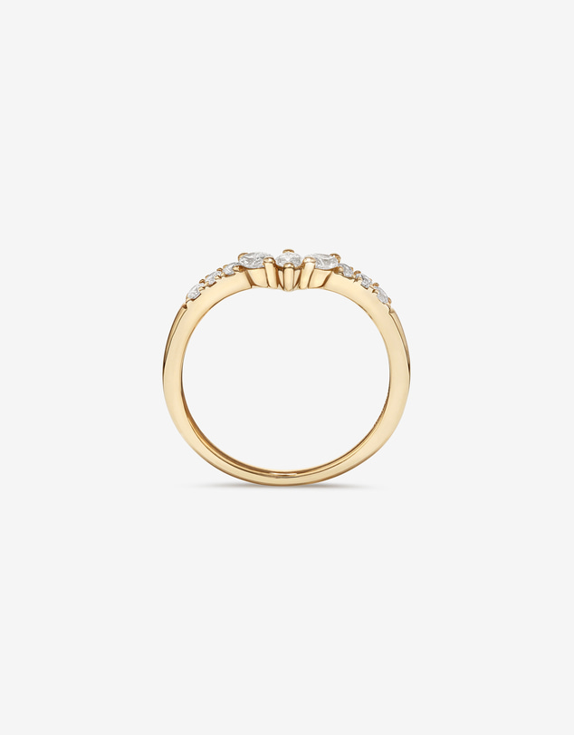 Michael Hill - Wedding Ring with .38TW of Diamonds in 14k Yellow Gold
