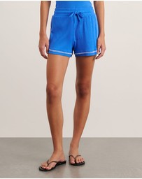 Jag - Celina Blanket Stitch Short
