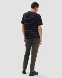 rag & bone - Hemp Stripe Classic Tee
