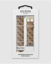 GUESS - Guess Apple Band Quattro G Brown Leather 38/40/41mm