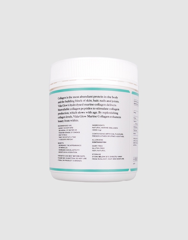 Vida Glow - Natural Marine Collagen Powder 90g Original