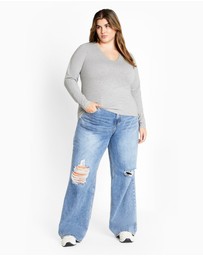 City Chic - Annie V Top