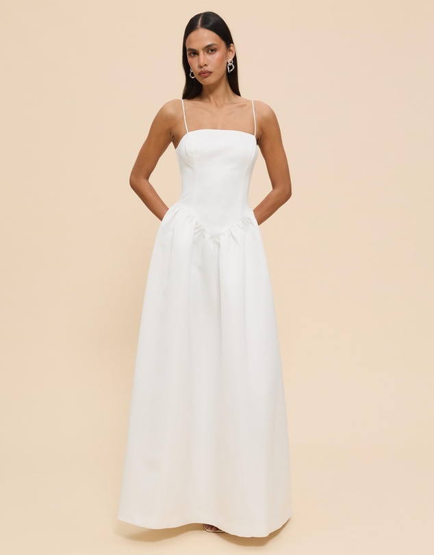 CHANCERY - Kayla Classic Square Neckline Gown