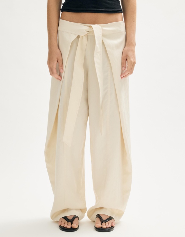 Minima Esenciales - Ives Wrap Draped Pants