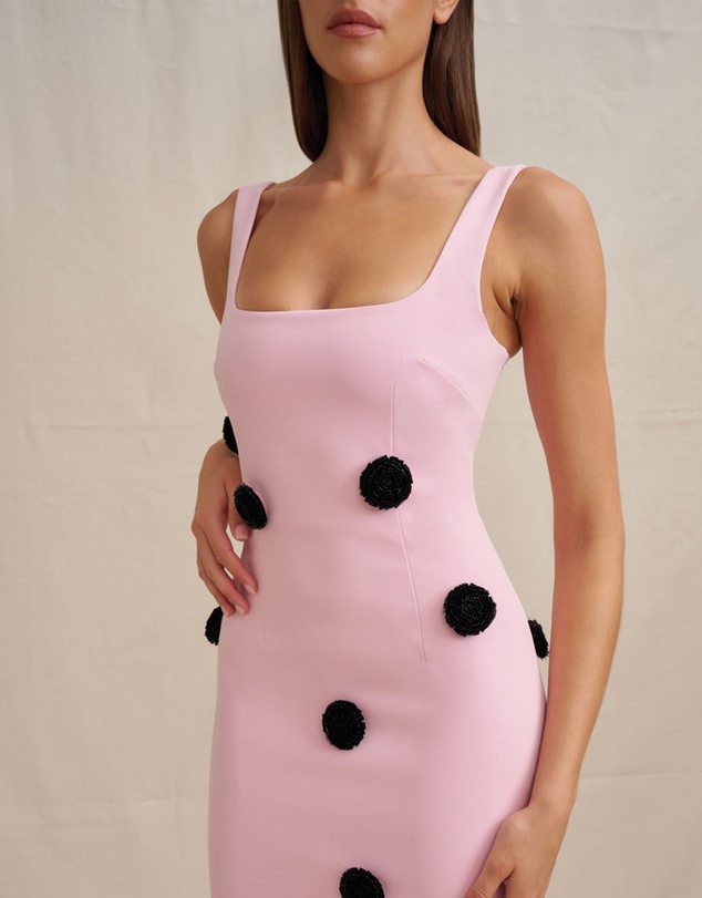 BY JOHNNY. - Anita Spot Midi Dress