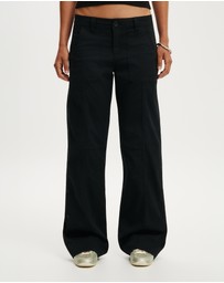 Cotton On - Lexi Low Rise Utility Pants