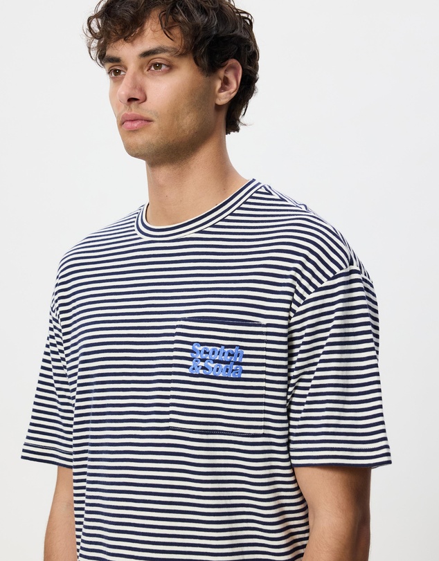 Scotch & Soda - Double Face Jersey Pocket T-Shirt
