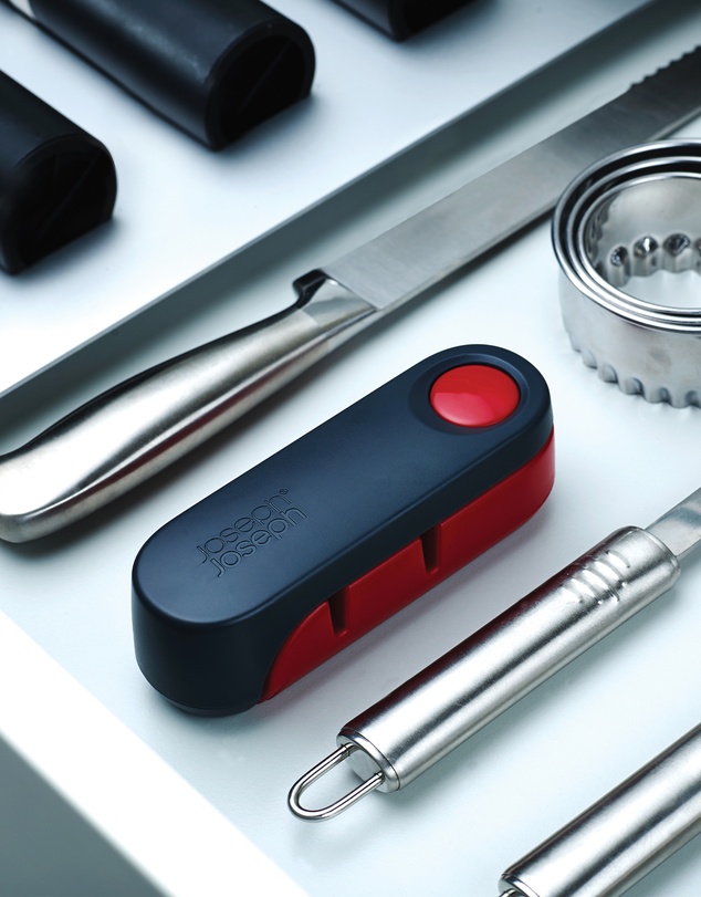 Joseph Joseph - Rota™ Folding Knives Sharpener and Honer (Red)