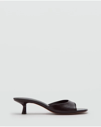 M.N.G - Kitten Heel Sandals