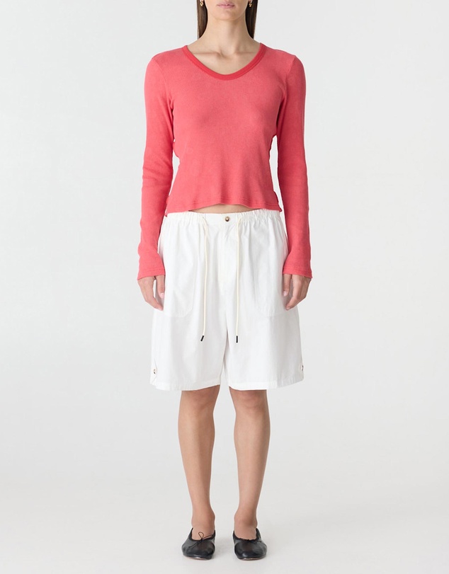 Bassike - Crushed Cotton Workwear Shorts