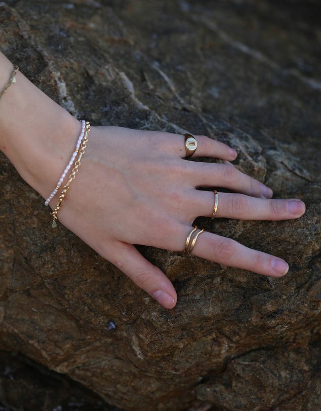 Luna Rae - Gold Vermeil- Petite Pearl Bracelet