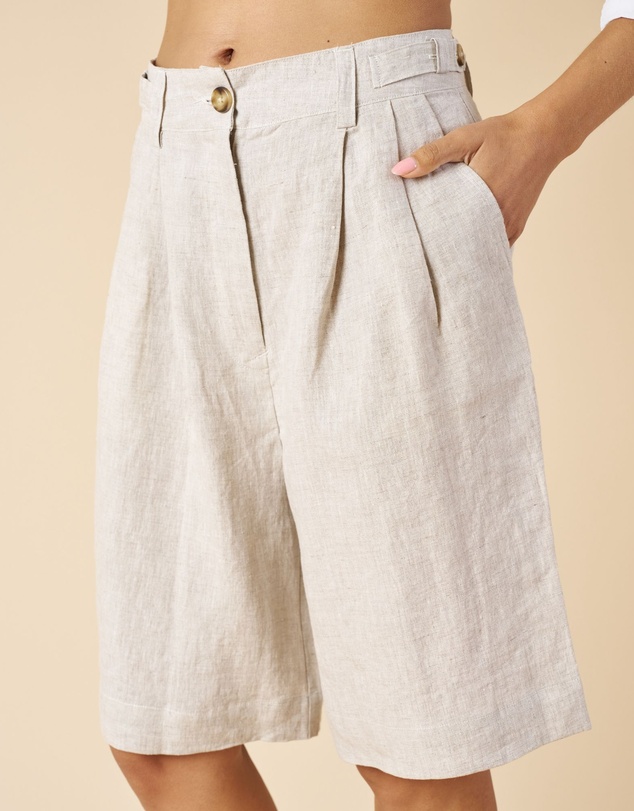 CAMIXA - Bermuda Linen Shorts Jorts