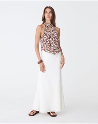 Forcast - Zuhara Scarf Tie Top