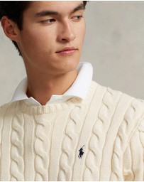 Polo Ralph Lauren - ICONIC EXCLUSIVE - Driver Cable Knit Long Sleeve Sweater