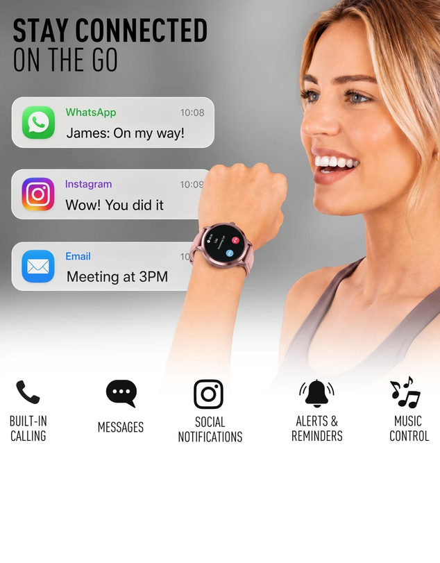 Reflex Active - Spectra 300R Pink Smart Watch
