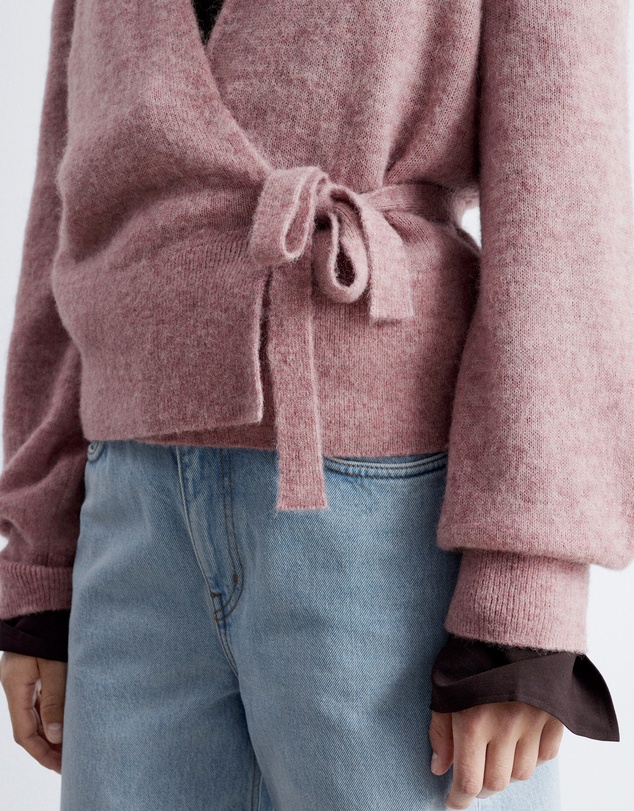 & Other Stories - Mohair-Blend Knitted Wrap Cardigan