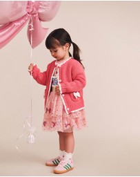 Huxbaby - Crochet Bow Cardigan - Babies-Kids