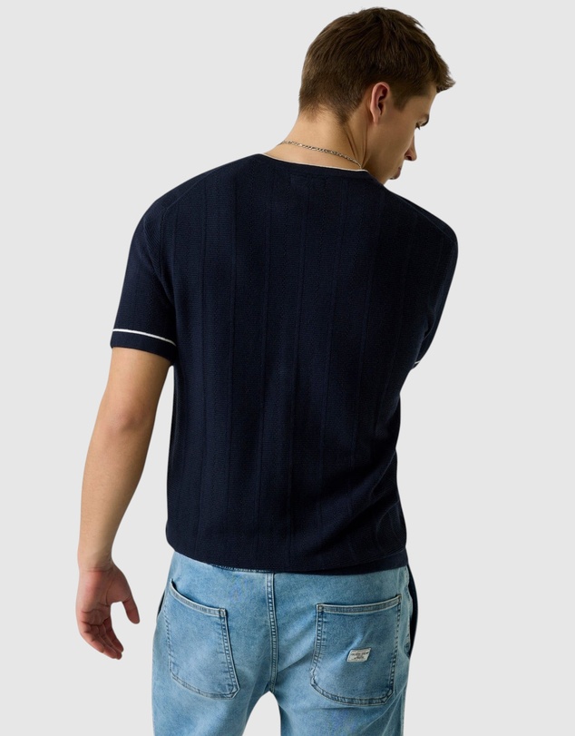 GUESS - GUESS JEANS Short Sleeve Stitched Sweater