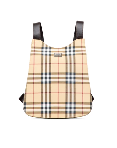 Pre-Loved by Azura Reborn - Pre-Loved House Check Coated Canvas Backpack