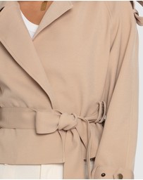 Belle & Bloom - Fast Car Cropped Trench