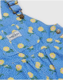 Goldie + Ace - Austin Corduroy Daisy Overalls - Babies-Kids