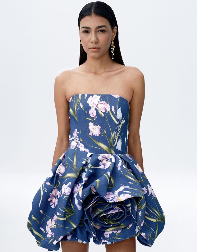 JUSTIN TONG - Isla Linen Bubble Dress