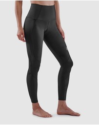 SKINS - SKINS Compression Women's Series-3 Activewear Long Tight Skyscraper Black