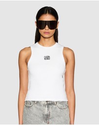 Ksubi - STACKED SYNDICATE TANK XTRA WHITE