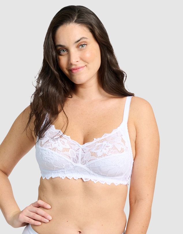 Sans Complexe - Coton d'Arum Organic Cotton Wirefree Lacy Bra