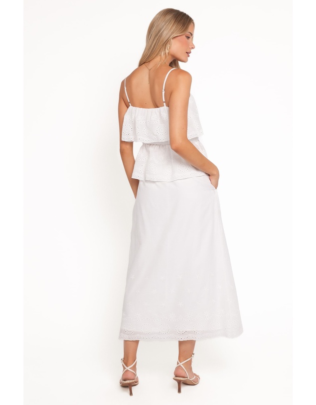 Petal & Pup - Juliette Maxi Skirt Set - White