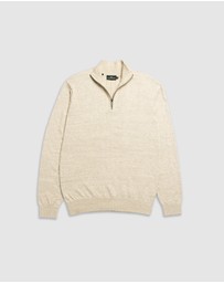 Rodd & Gunn - Fortrose 1/4 Zip Knit