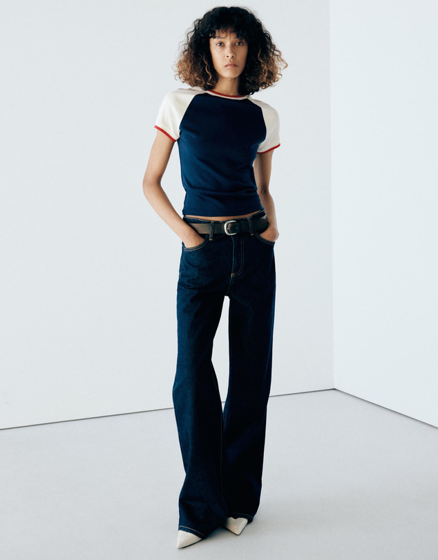 M.N.G - Fitted Contrast T-Shirt
