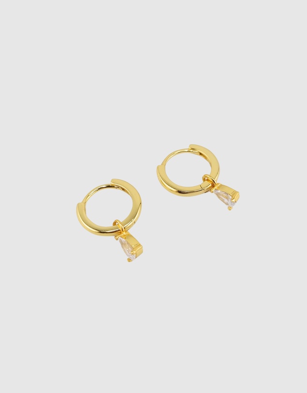 Izoa - Marie Teardrop Huggie