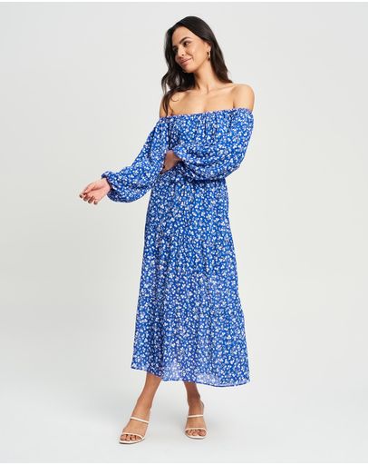 Riley Floral Cobalt