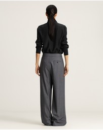 IDA+S - Goldie Silk Blouse With Elastic Sleeve Detail