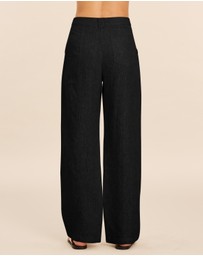 AERE - Patch Pocket Linen Pants
