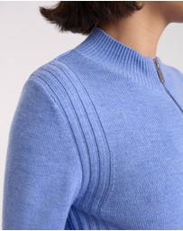 David Lawrence - Zip Thru Merino Cardigan