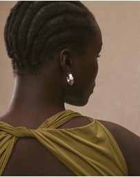 Najo - Tendresse Two-Tone Earrings