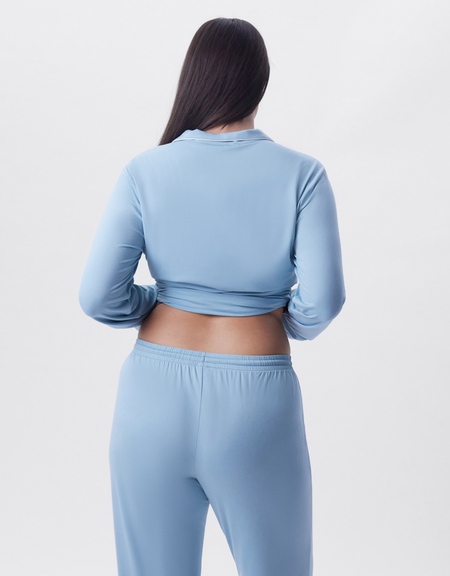 Bras N Things - Emilia Long Pant - Light Blue