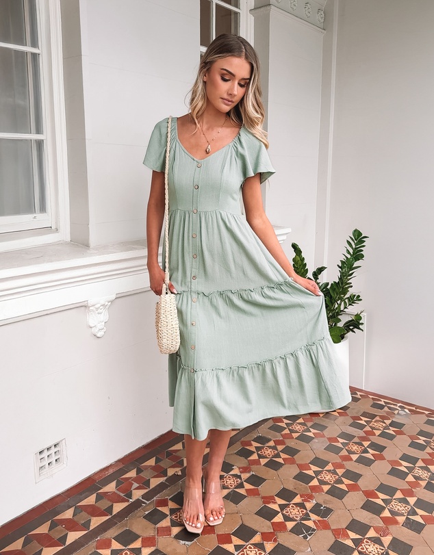 Esther & Co - Celie Dress - Sage