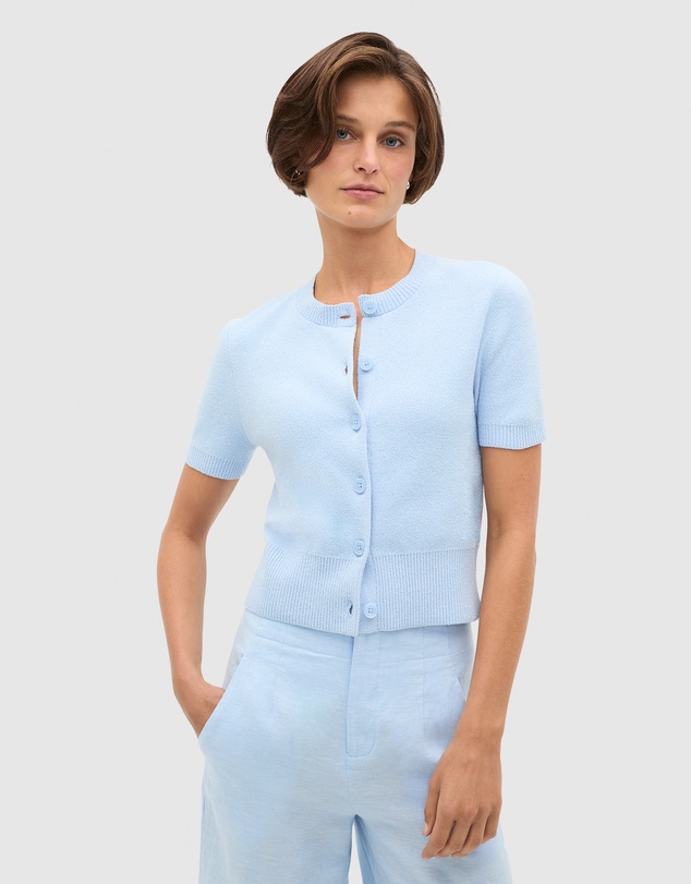 Seed Heritage - Boucle Short Sleeve Cardigan