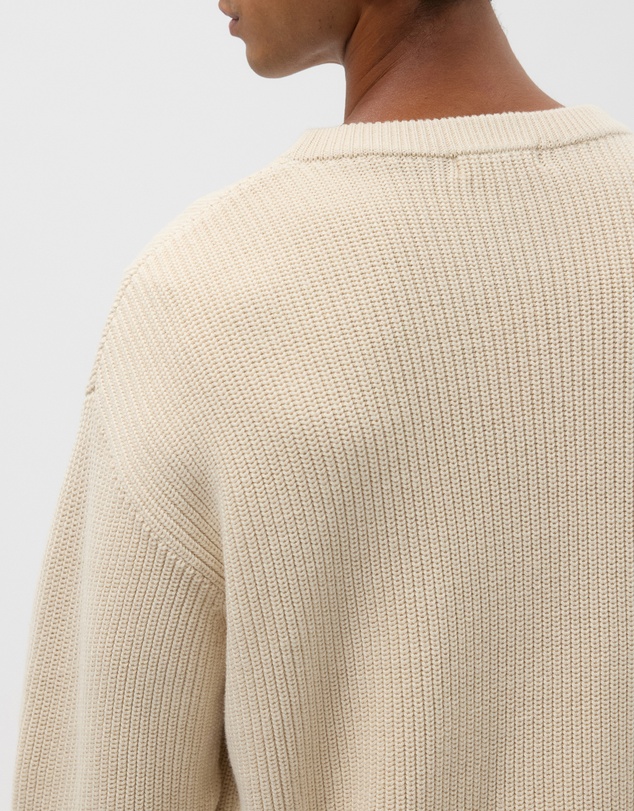 AERE - Organic Cotton Fisherman Rib Jumper