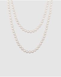 Elli Jewelry - Necklace Shell Pearls 925 Sterling Silver