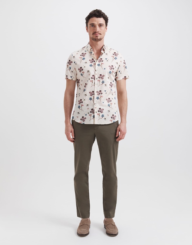 SABA - Jean Luc Short Sleeve Print Shirt