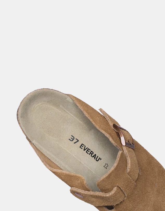 EVERAU - EverAU Ugg Brooklyn Platform Cow Suede Upper Clogs