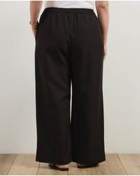 Atmos&Here Curvy - Marlow Tie Waist Tailored Pants