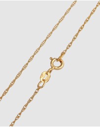 Elli Jewelry - Necklace with Heart Pendant 925 Sterling Silver Gold-plated