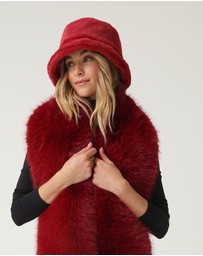 Morgan & Taylor - Carla Faux Fur Bucket Hat