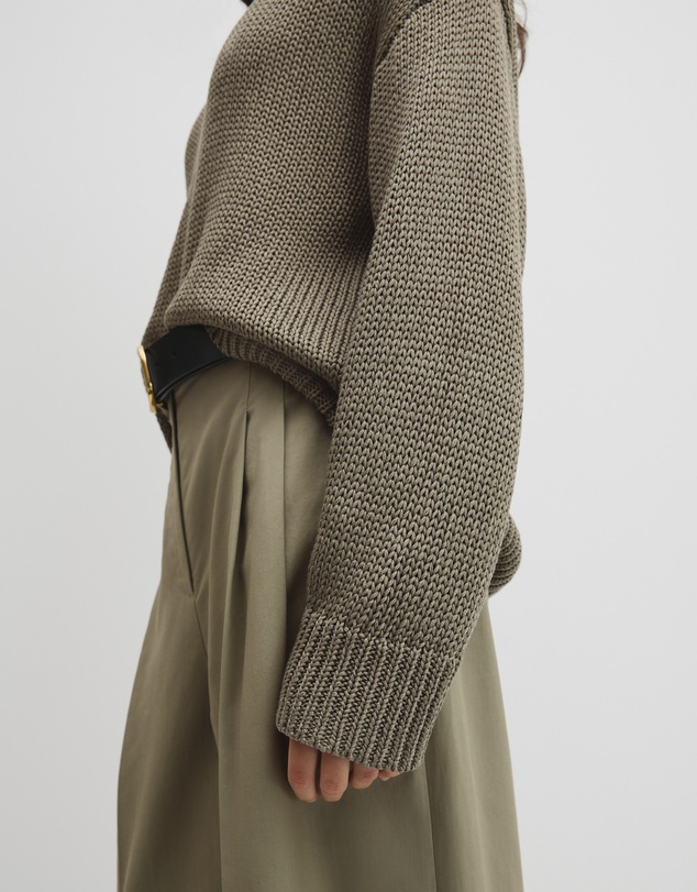 Country Road - Organically Grown Cotton Tape Yarn Sweater
